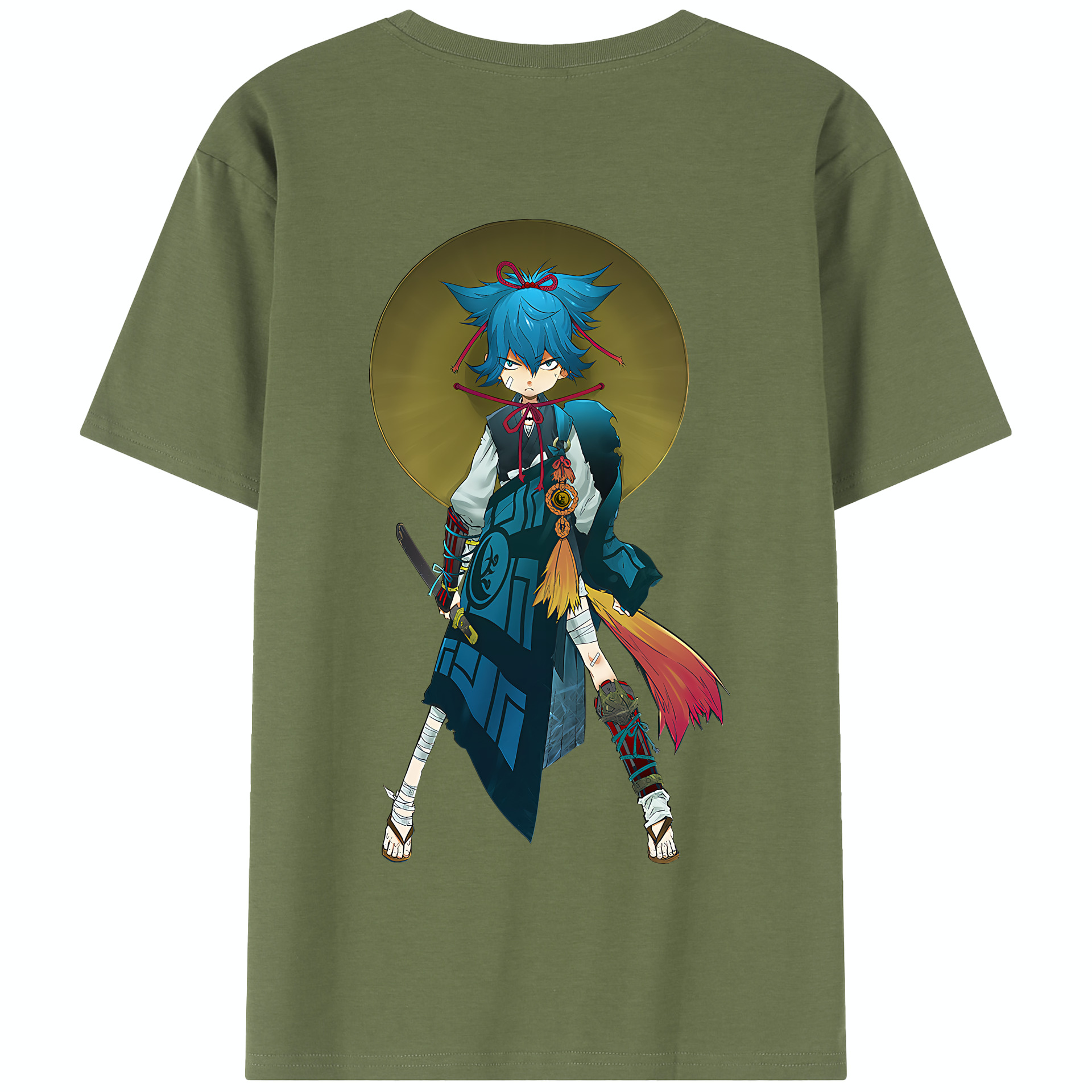 （画像用） 刀剣乱舞 Touken Ranbu 綿100％半袖Tシャツ（背面プリント）